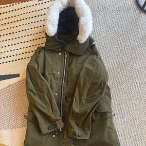 EUC Coach Collection Runway 3-Way Below-Knee Parka Coat Size 6